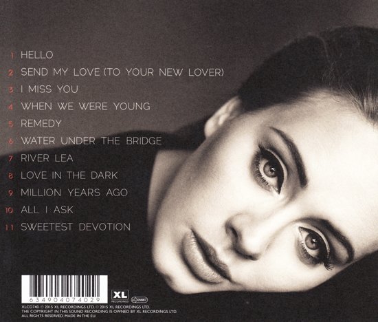 Bolcom 25 Adele Cd Album Muziek