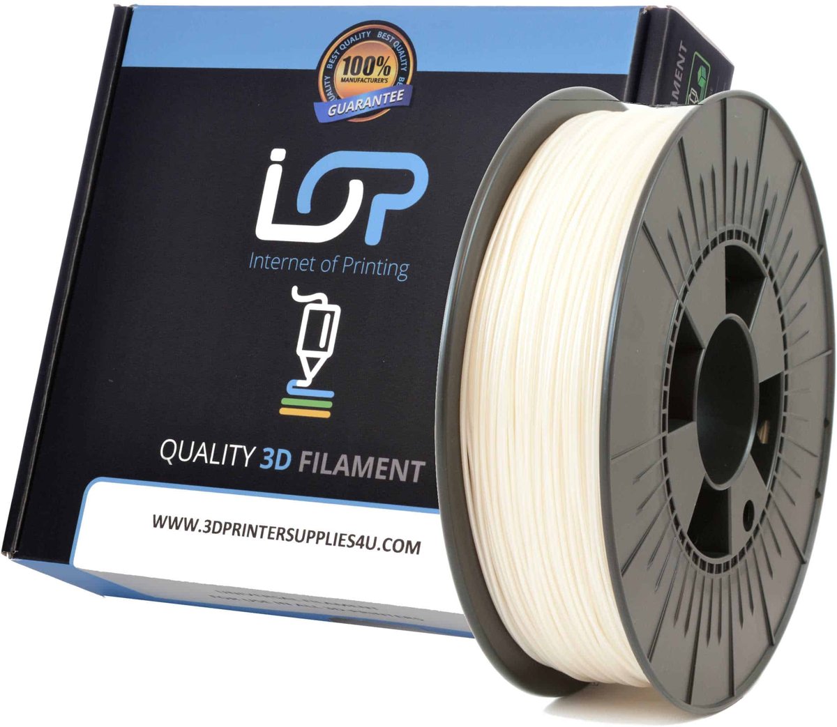 IOP PLA 1,75mm Pearl White 500gr