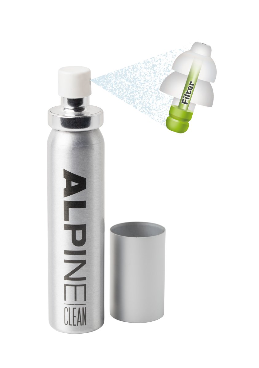 Foto van Alpine Clean - Schoonmaakspray oordoppen - 25 ml - 1 stuk