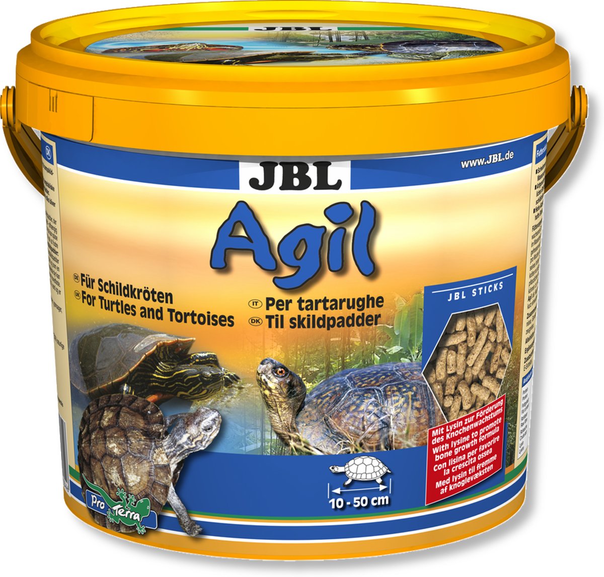 Jbl Agil 10,5 liter schildpaddenvoer