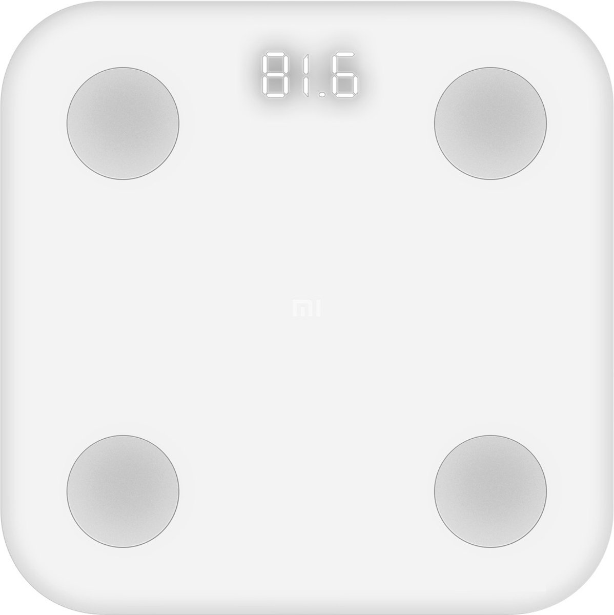 Xiaomi Mi Body Composition Scale Vierkant Wit Elektronische weegschaal