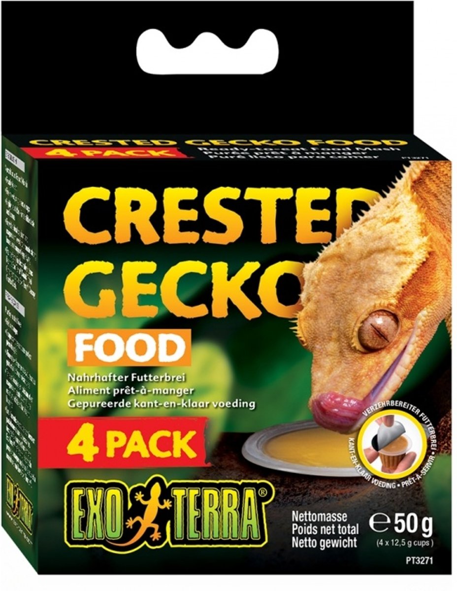 Crested Gecko Voederpotjes 4-pack