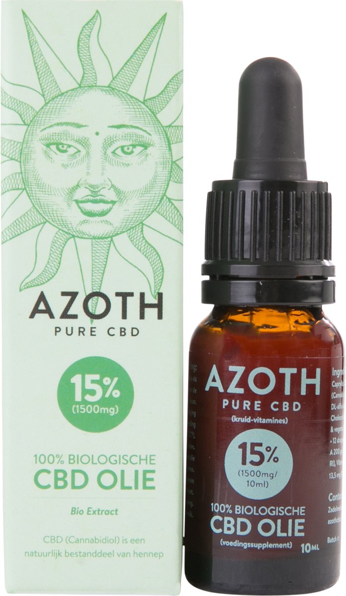 Foto van Azoth 15% Biologische CBD Bio Olie - THC vrij