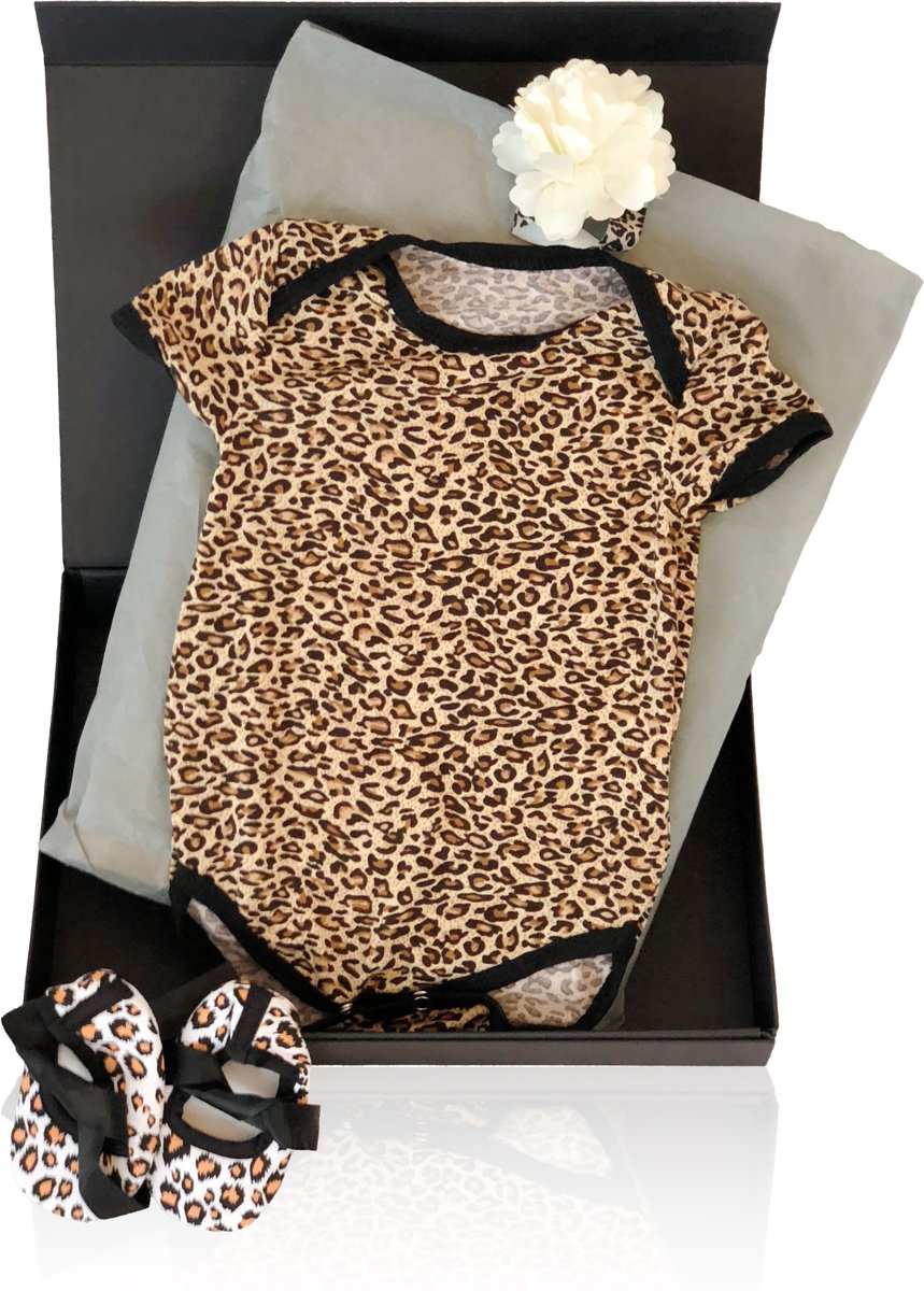 So Cool Baby - Kraamcadeau Leopard Basic - Geschenkset