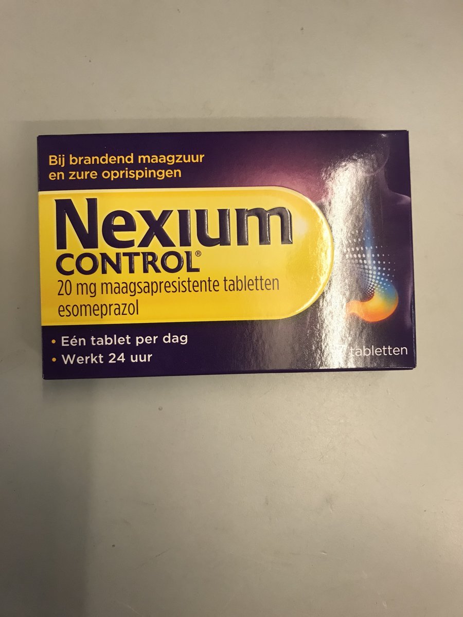 Foto van Nexium control 20 mg 7 stuks