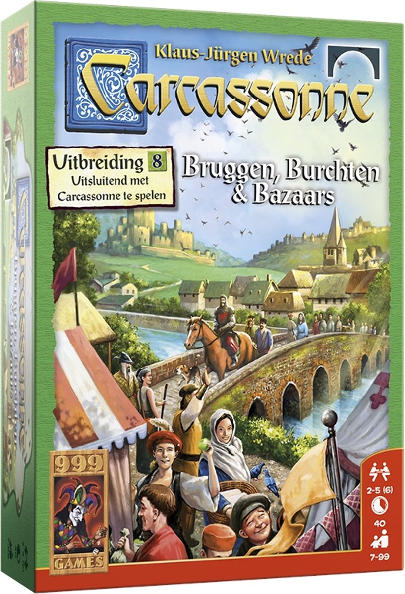 Carcassonne: Bruggen, Burchten en Bazaars Bordspel