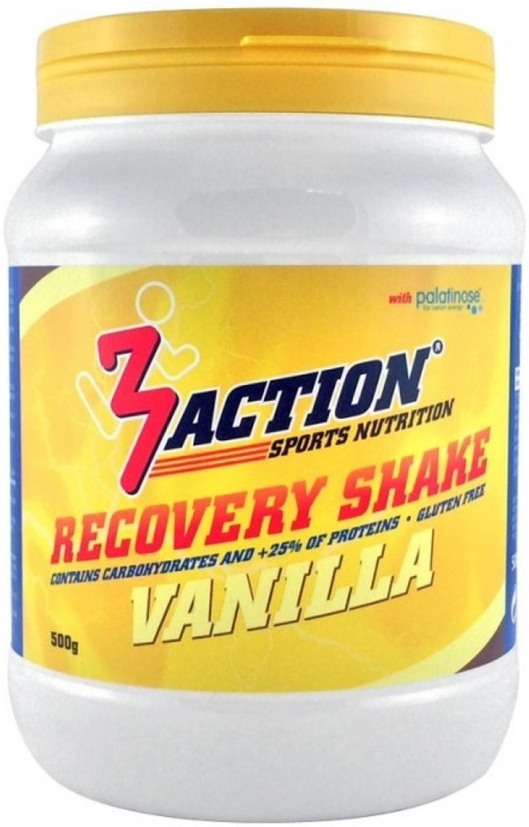 Foto van 3action Recovery Shake Vanille 500 Gram