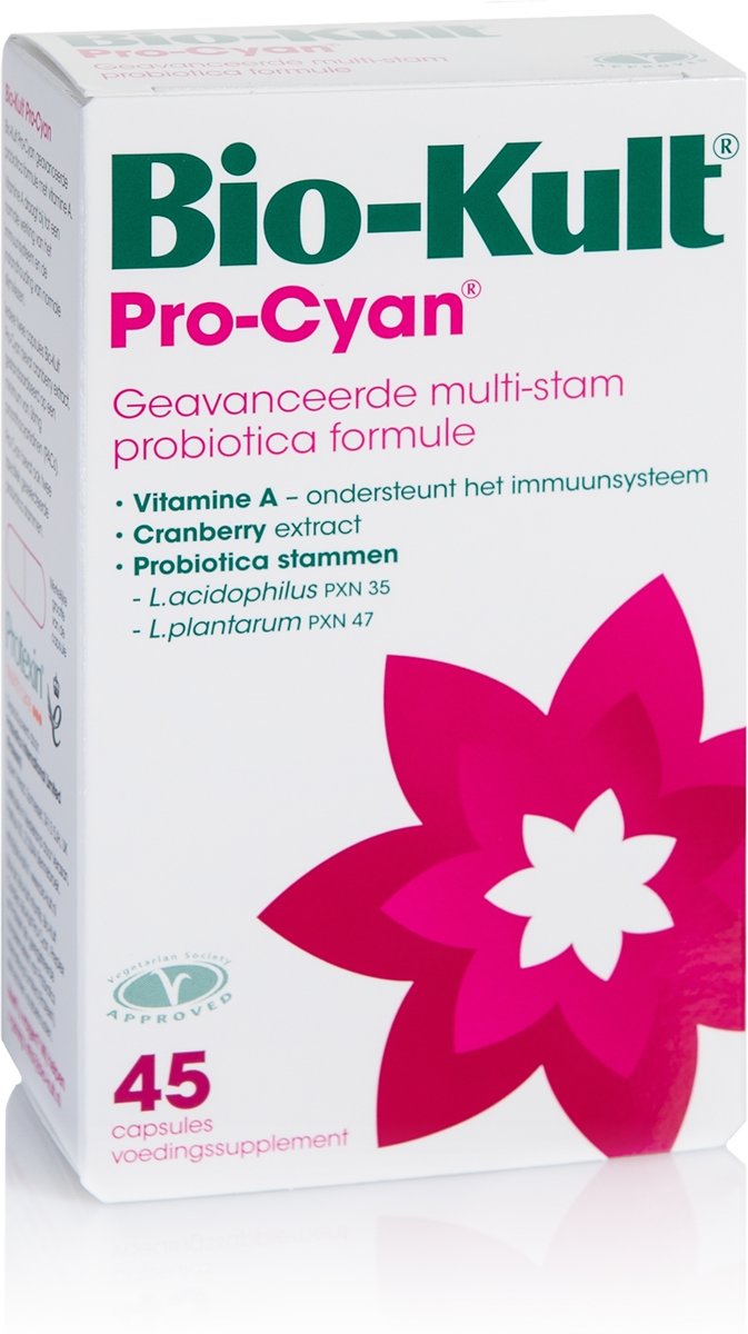 Foto van Bio-Kult Probiotica Pro-Cyan - 45 capsules - Voedingssupplementen - Probiotica