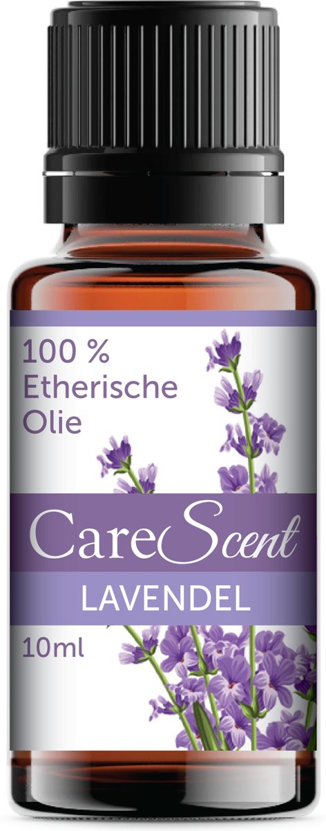Foto van CareScent Etherische Olie Lavendel | Essentiële Olie voor Aromatherapie | Aroma Olie | Lavendelolie 10ml