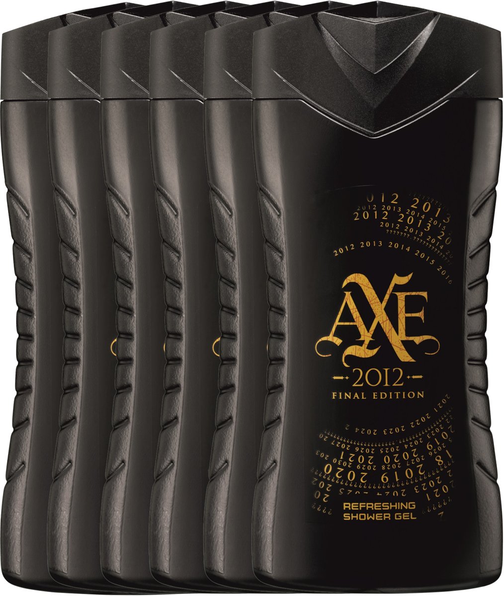Foto van Axe 2012 final edition - 250 ml - shower gel - 6 st - voordeelverpakking