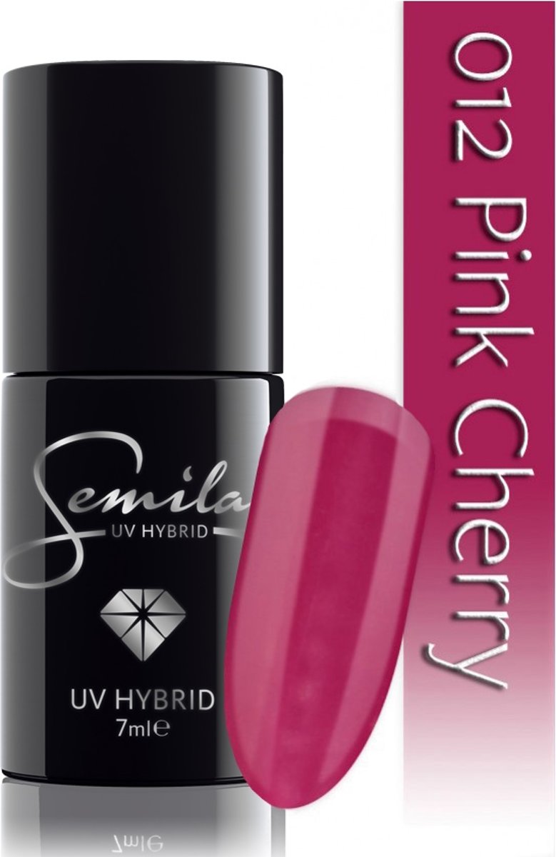 Foto van 012 UV Hybrid Semilac Pink Cherry 7 ml.