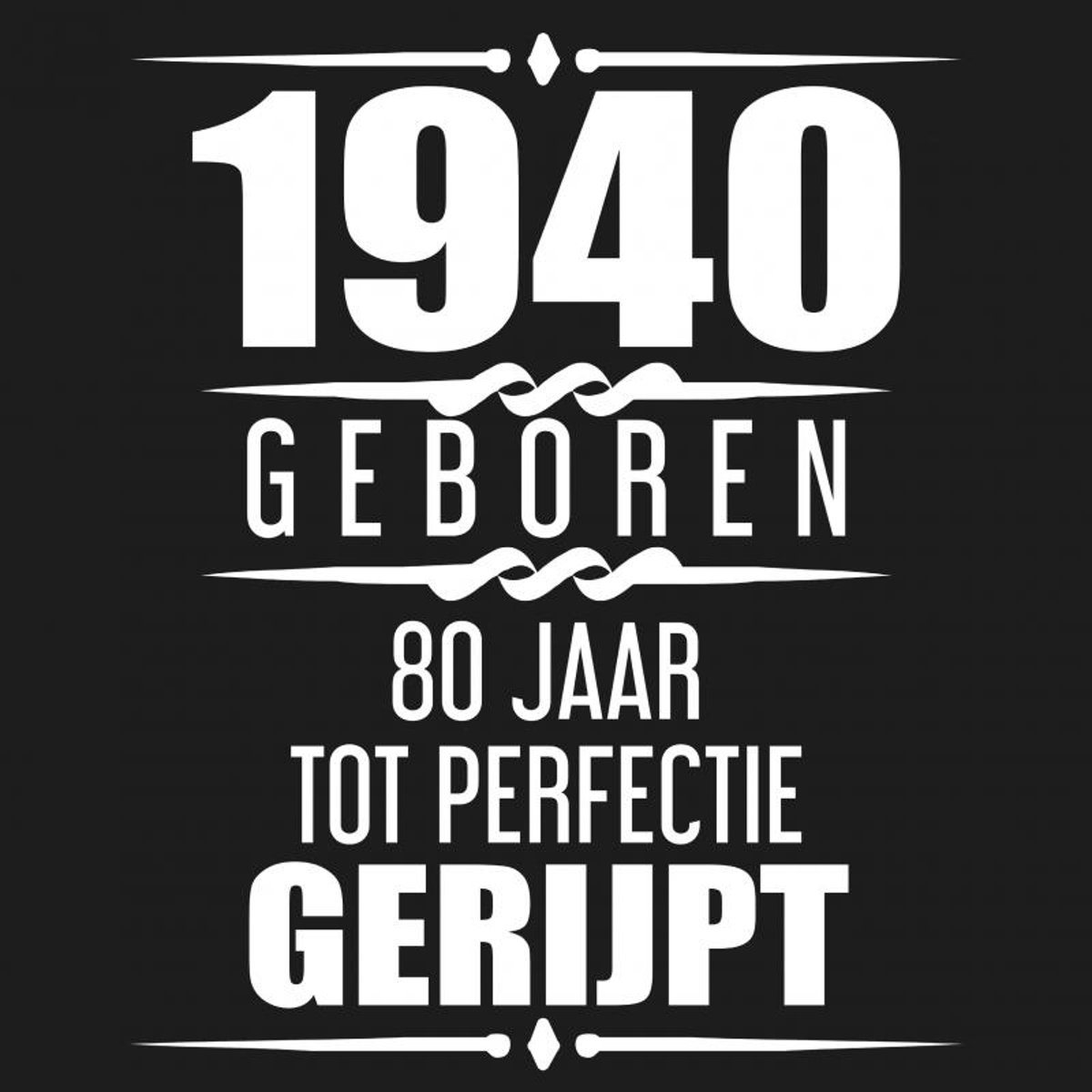 Ongekend bol.com | 1940 Geboren 80 Jaar Tot Perfectie Gerijpt, Albaspirit CY-66
