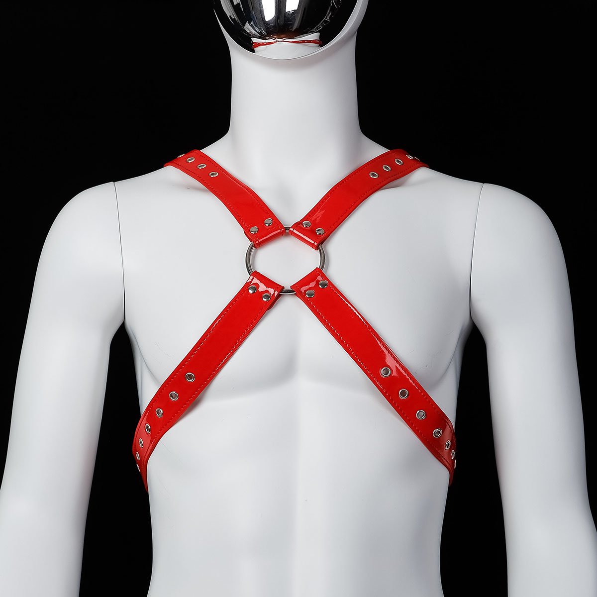 Foto van Banoch - Chest harness Radin - imitatie leren harnas voor man