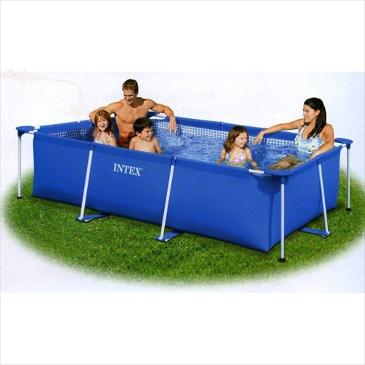 Intex family frame zwembad - 220 x 150 centimeter