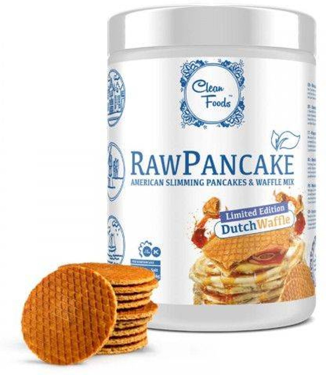 Foto van Raw Pancakes Dutch Waffle, 425g Net, (32 Pancakes)