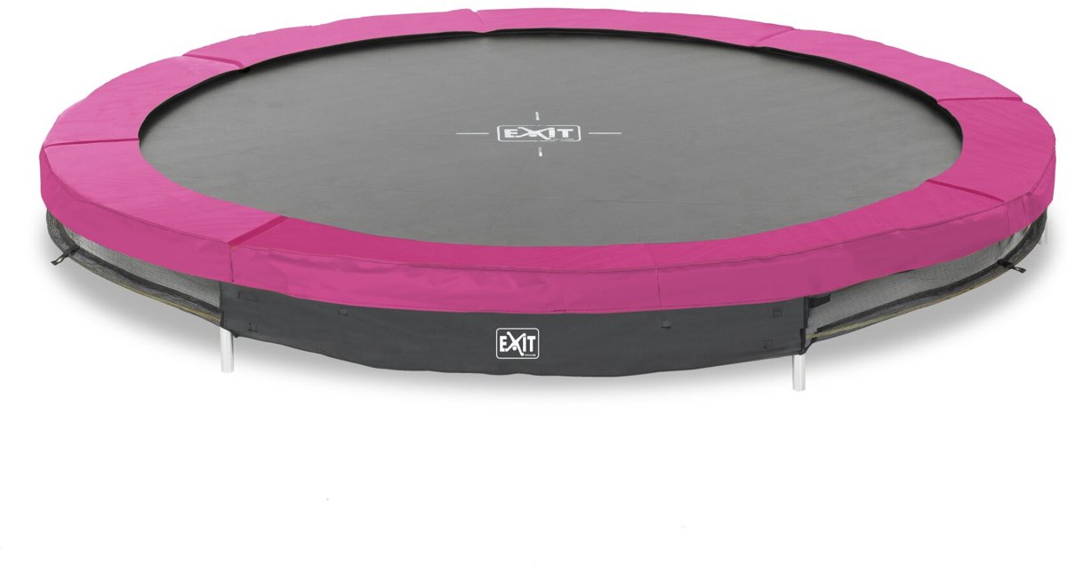 EXIT Silhouette inground trampoline ø305cm - roze