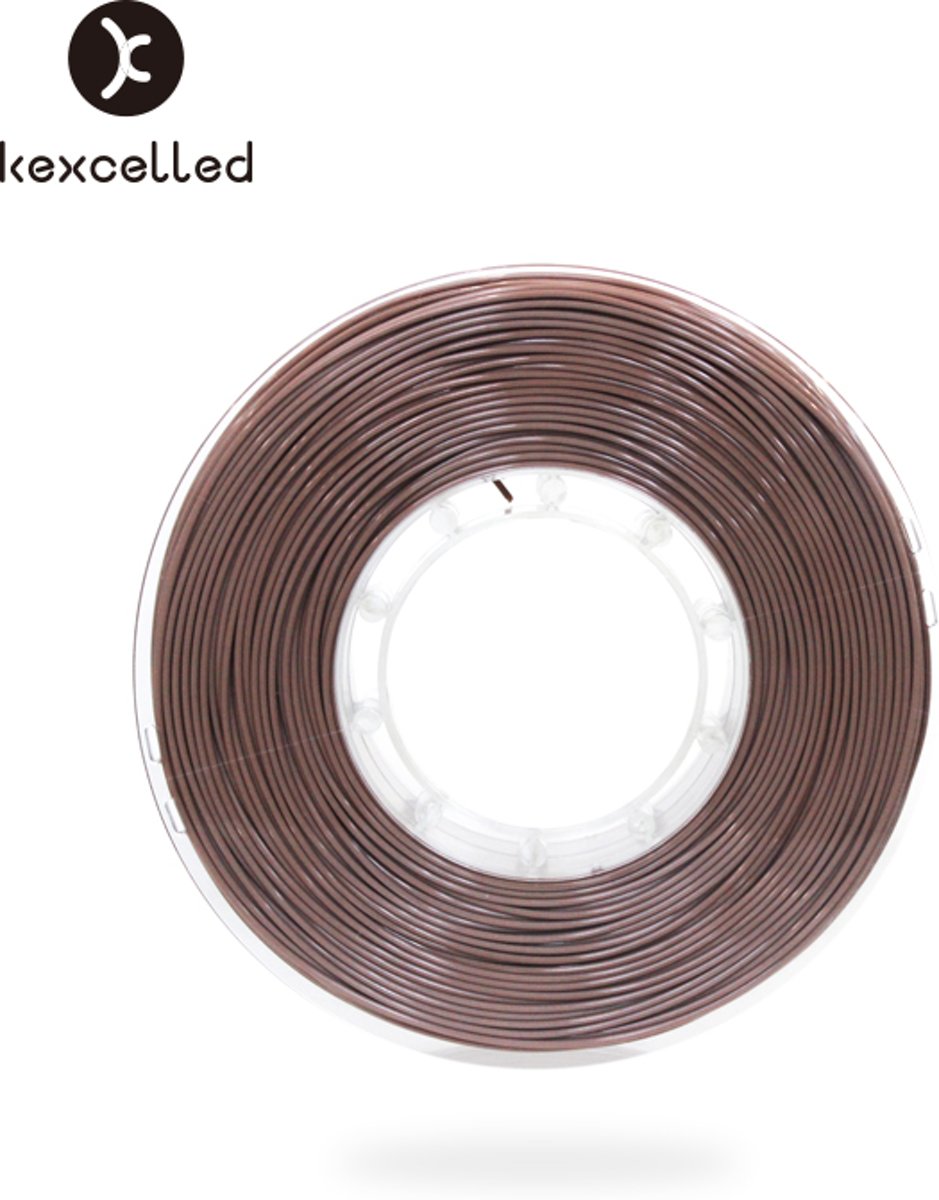 kexcelled-PLAsilk-1.75mm-bruin/brouwn-500g(0.5kg)-3d printing