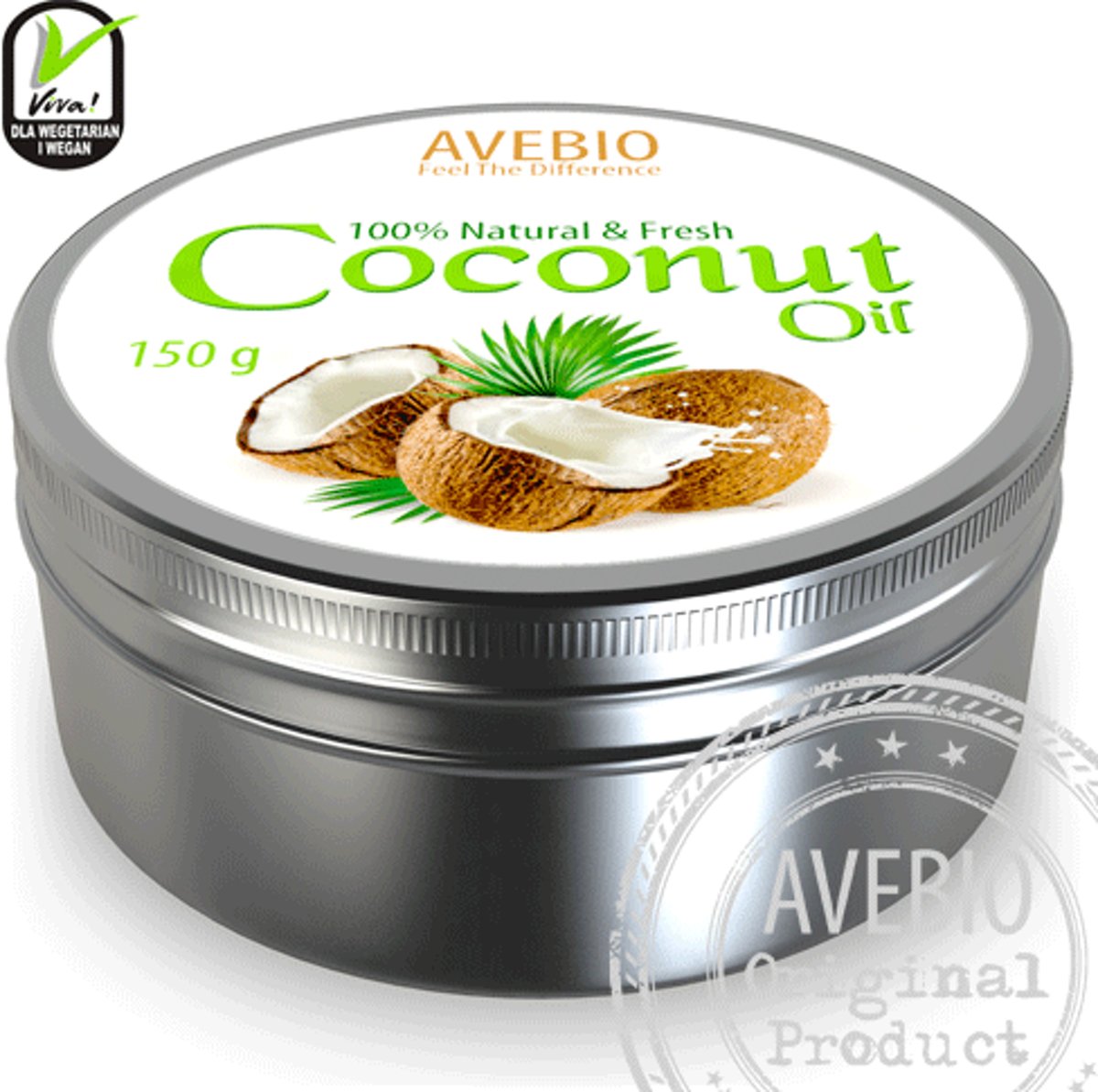 Foto van AVEBIO Coconut Oil 150 g