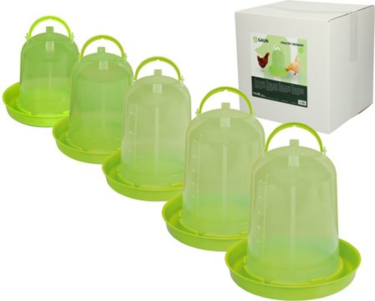 Pluimvee drinktoren Lime groen 1,5 liter