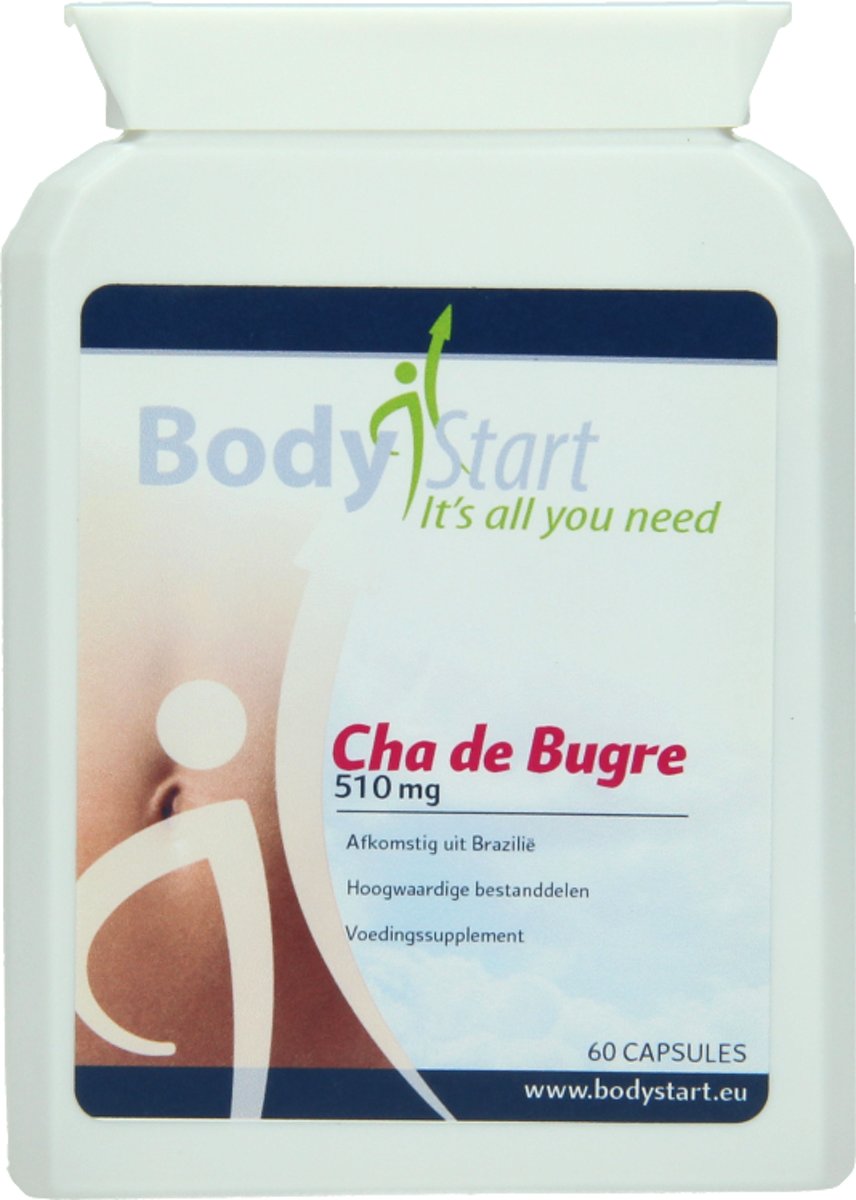 Foto van BodyStart Cha De Bugre | Cordia salicifolia plant | 510 mg | Krachtige dosering | Ondersteunt gewichtsverlies | Ter ondersteuning van hart & bloedvaten | 60 Capsules