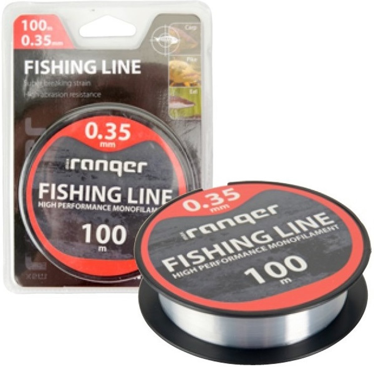 vislijn - vislijn helder - visdraad - nylon - 0.35mm