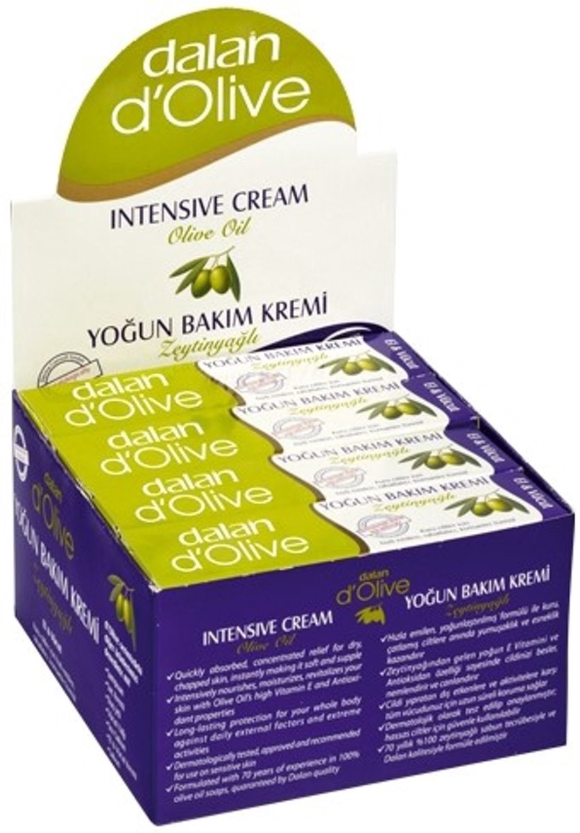 Foto van Dalan d'Olive Intesive Cream 20 ml Inhoud doos 12 stuks