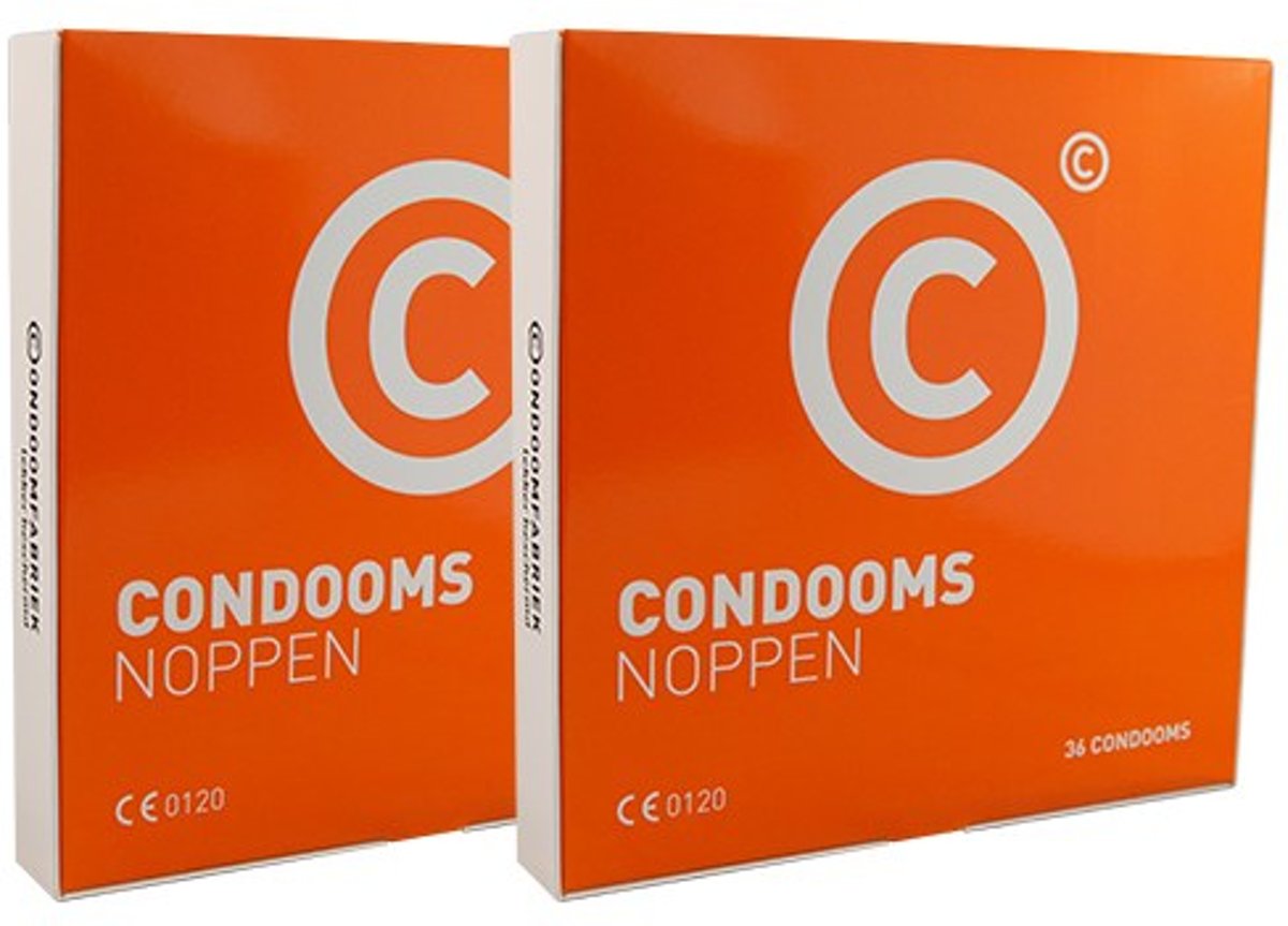 Foto van Condooms - Noppen Condooms - Condoomfabriek - 72 stuks