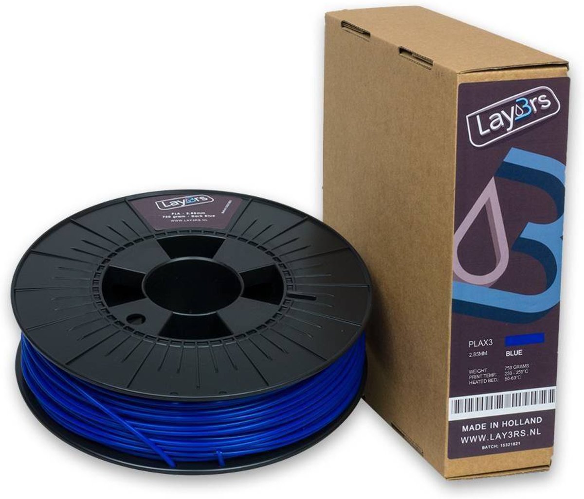 Lay3rs PLA X3 Dark Blue - 1.75 mm