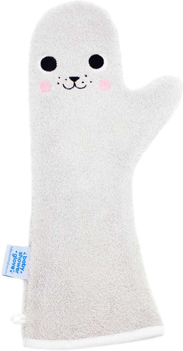 Baby Shower Glove zeehond grijs