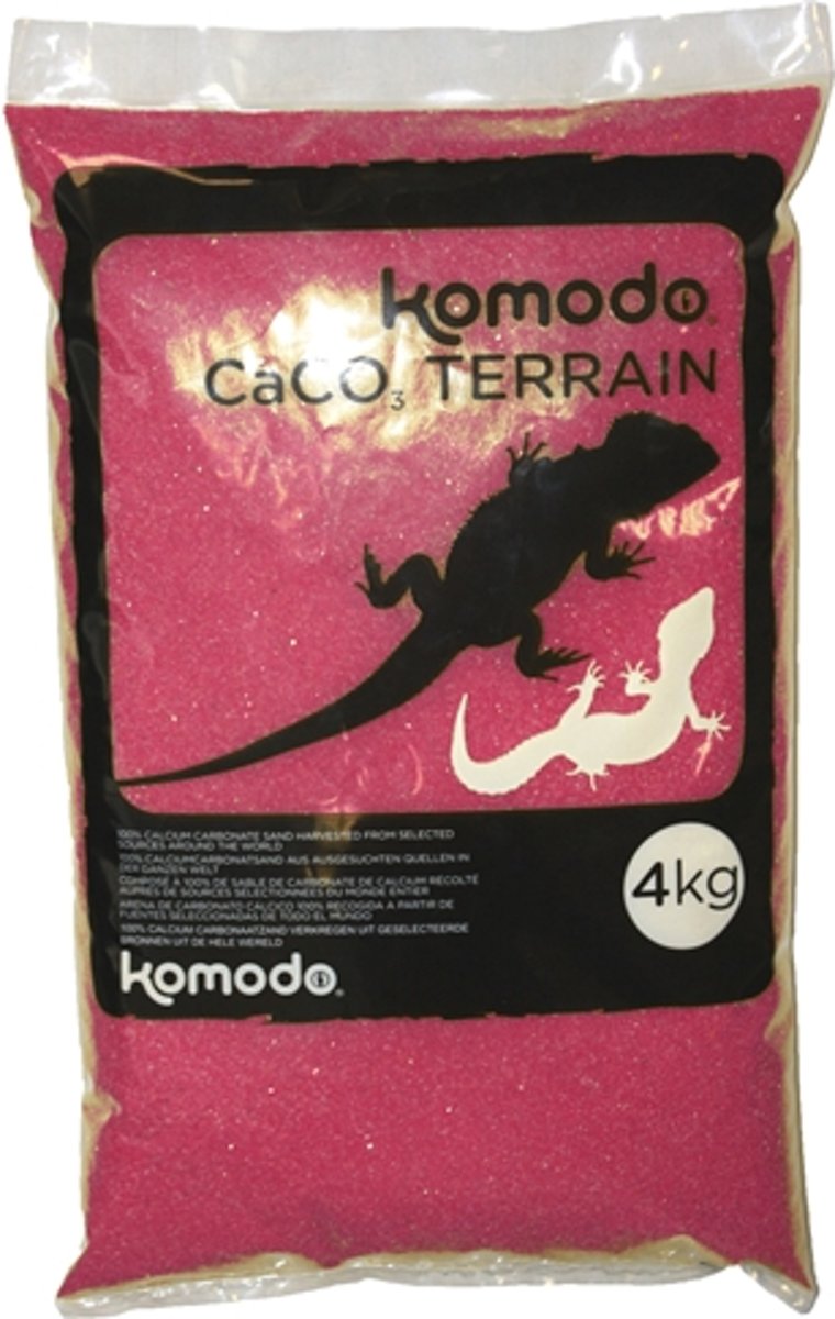 Komodo Caco Zand - Donkerrood - 4 kg
