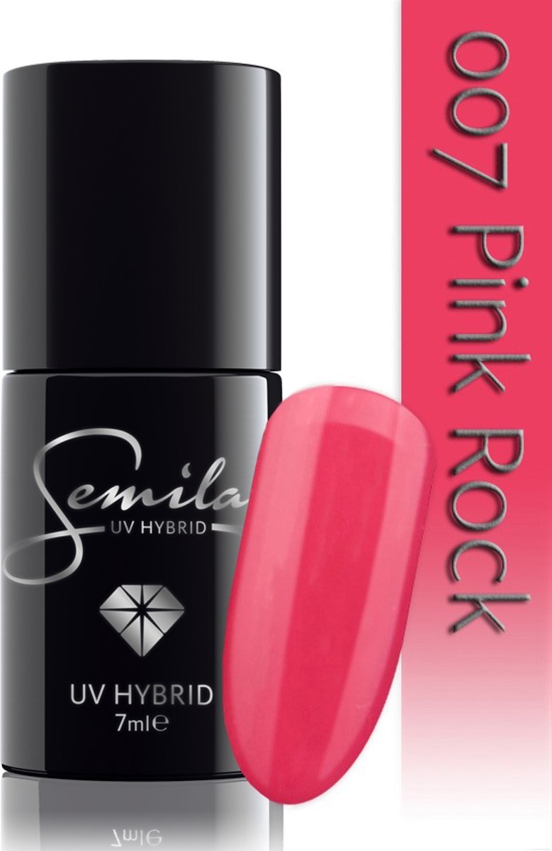 Foto van 007 UV Hybrid Semilac Pink Rock 7 ml.