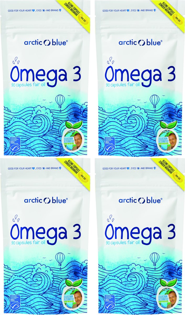 Foto van Arctic Blue - Omega 3 - Visolie met MSC keurmerk - 360 capsules