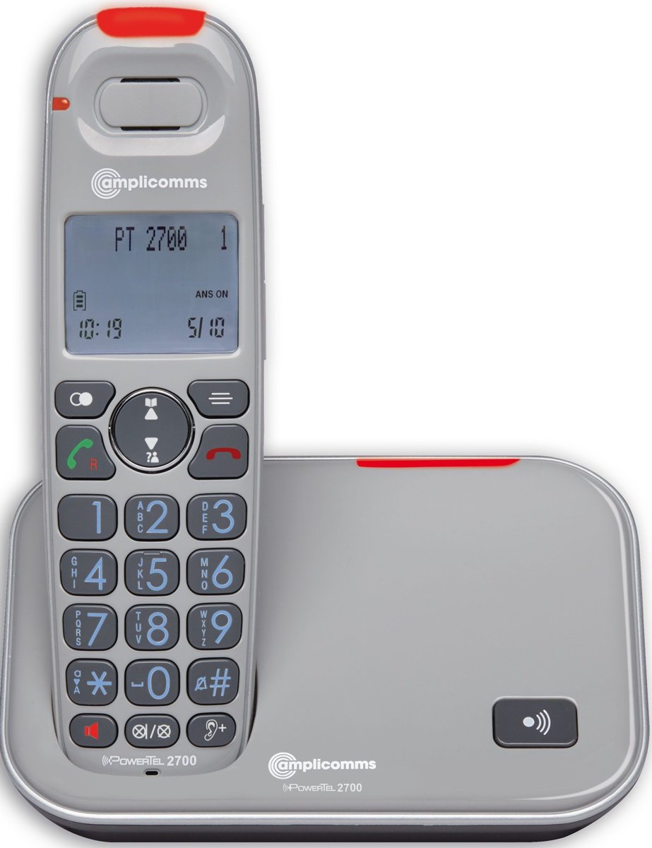 Foto van Amplicomms Powertel 2700 DECT draadloze telefoon -