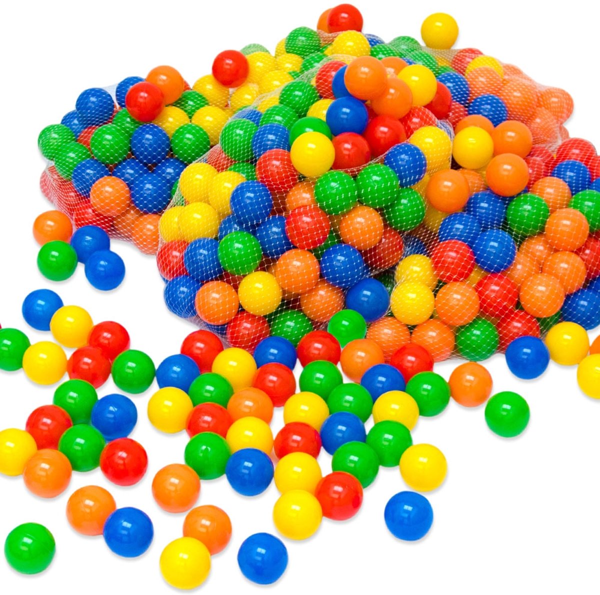400 Kleurrijke ballenbadballen 5,5cm   plastic ballen kinderballen babyballen   kinderen baby puppy