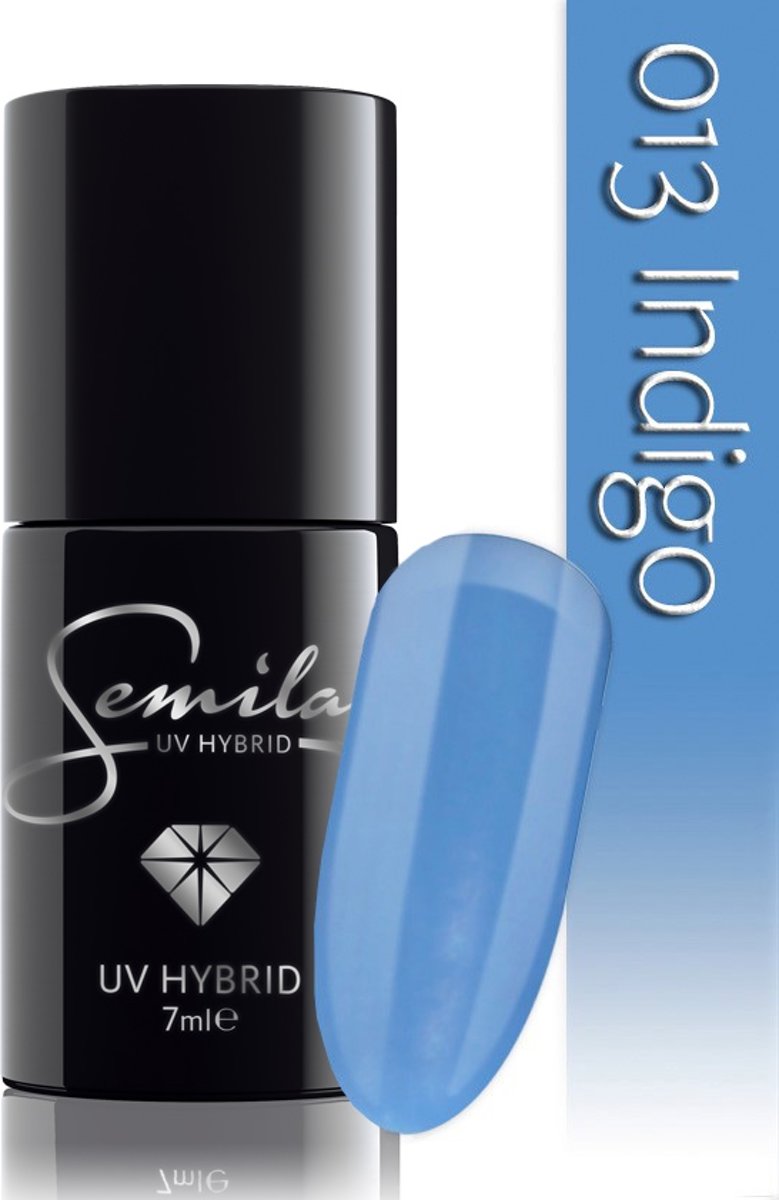 Foto van 013 UV Hybrid Semilac Indigo 7 ml.