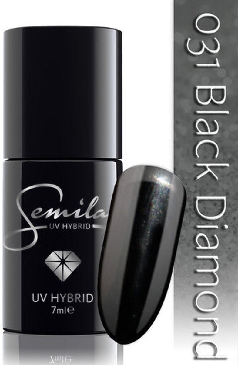 Foto van 031 UV Hybrid Semilac Black Diamond 7 ml.