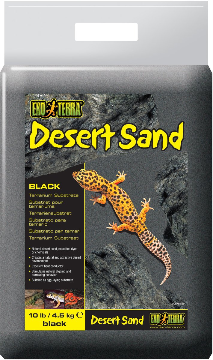 Exo Terra - Woestijnzand - Zwart - 4,5KG