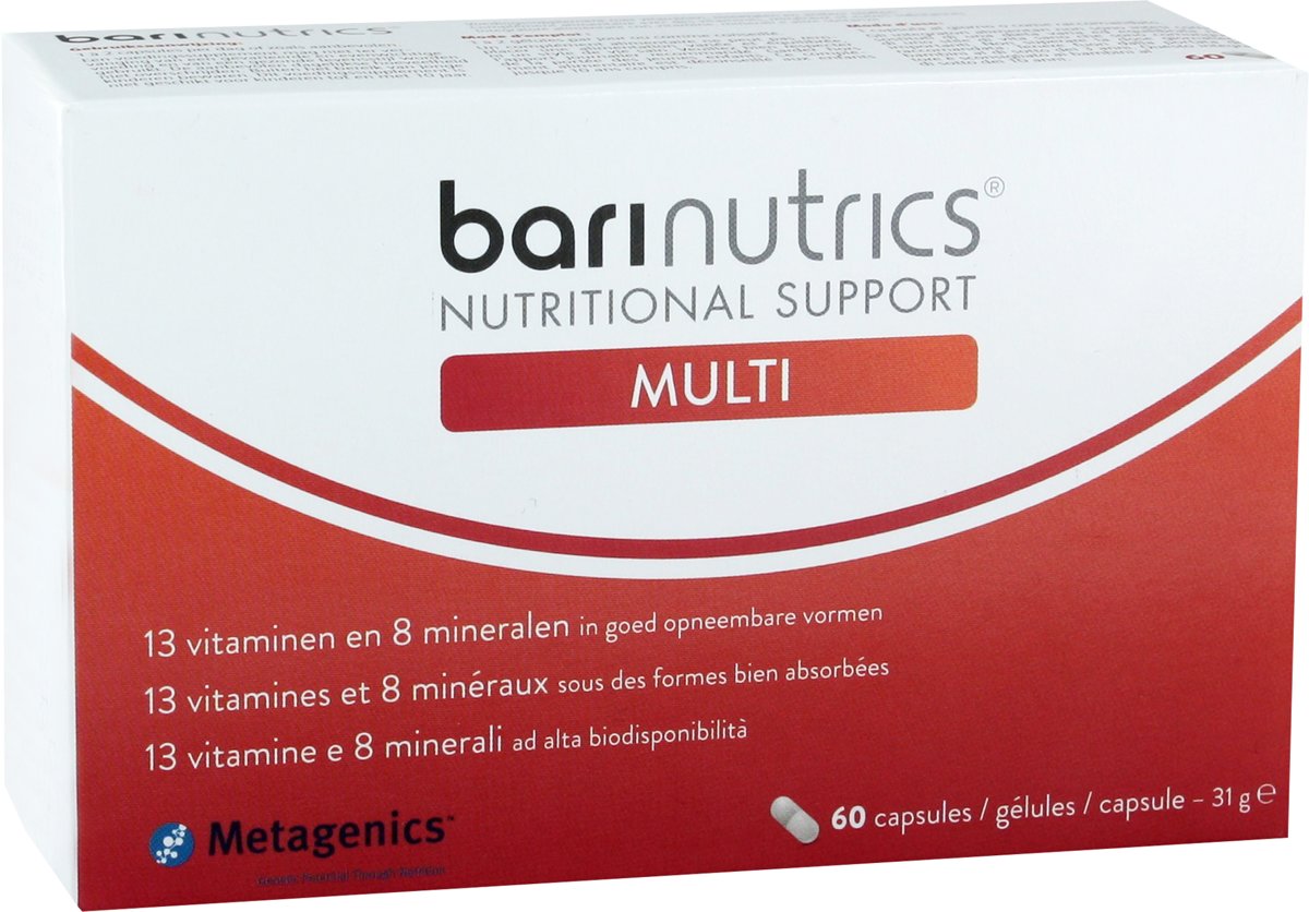 Foto van Barinutrics Multi 60 capsules