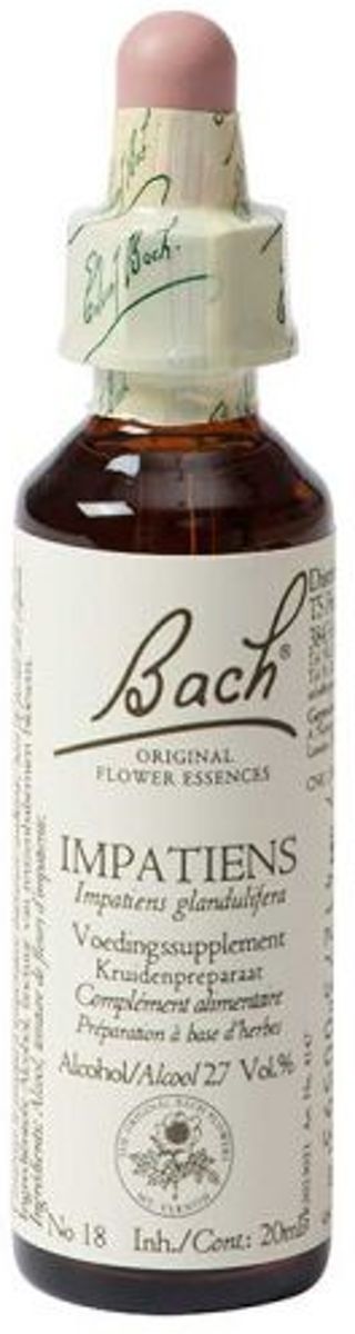 Foto van Bach Flower Impatiens Reuzenbalsem - 20 ml - Voedingssupplement
