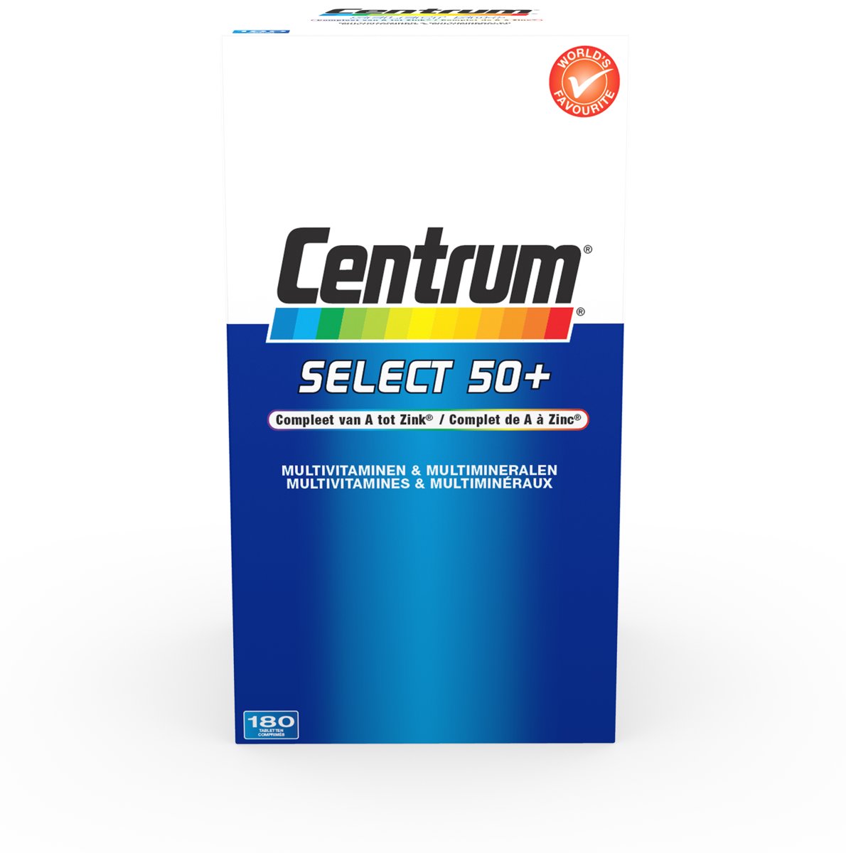 Foto van Centrum Select 50+ - 180 Tabletten - Multivitaminen