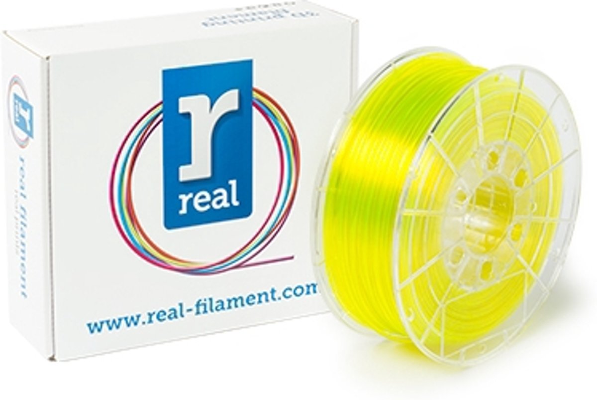 REAL Filament PETG transparant geel 2.85mm (1kg)