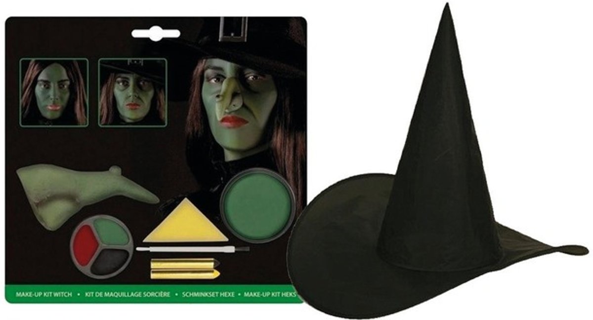 Verwonderend bol.com | Compleet kinder heksen pakket met schmink en hoed JX-57