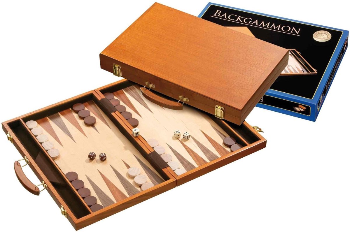 Backgammon houten koffer - Philos 1104