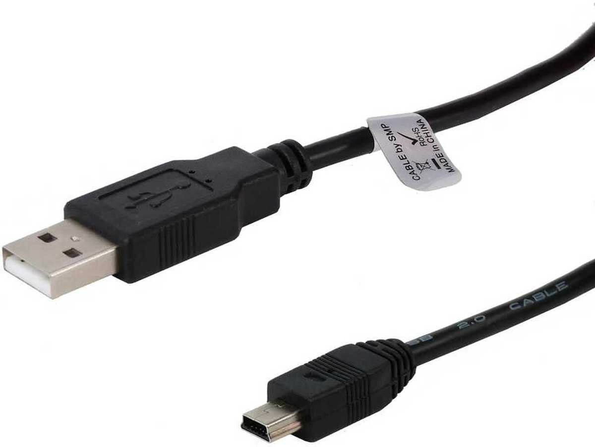 USB kabel 1,2 m. Data oplaadkabel. Geschikt voor: JVC GZ- MG330HE, MG330R, MG330U, MG331, MG331U, Everio MG332, MG332U, MG335
