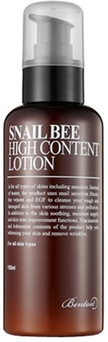Foto van Benton Snail Bee High Content Lotion 120ml.