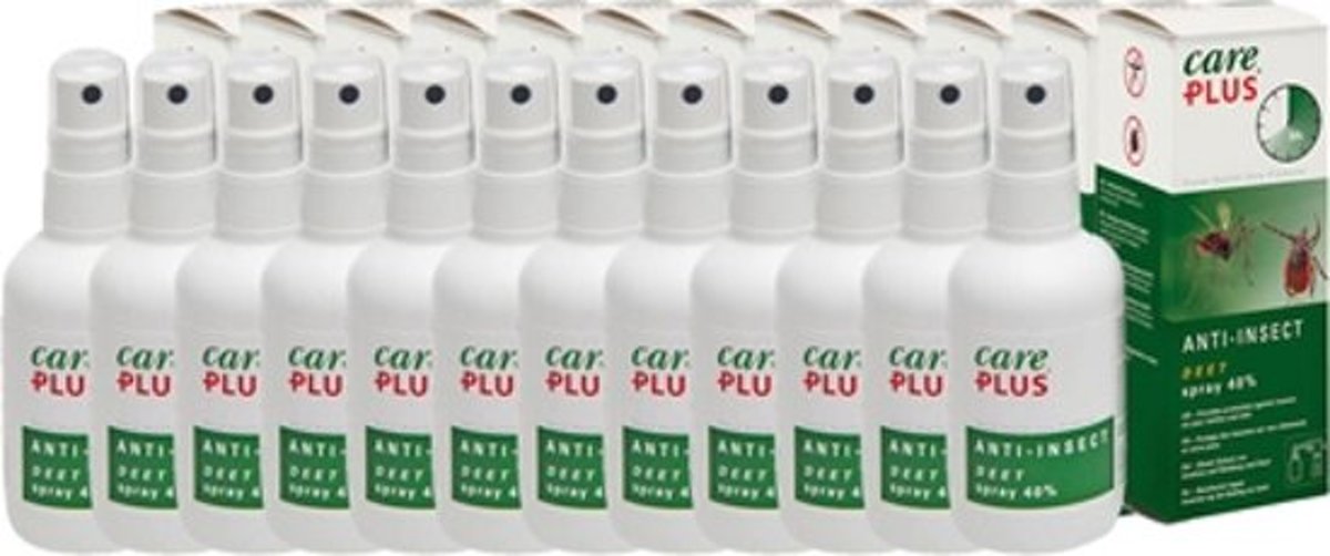 Foto van Care Plus Deet Anti-insect Spray 40% Voordeelverpakking