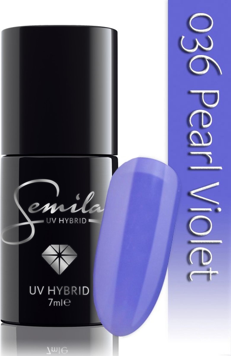 Foto van 036 UV Hybrid Semilac Pearl Violet 7 ml.