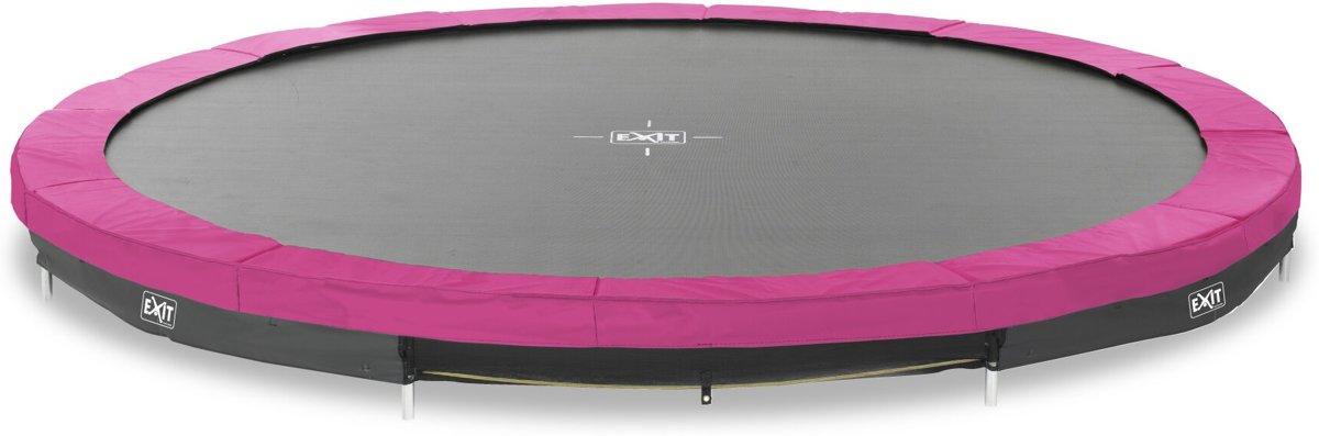 EXIT Silhouette inground trampoline ø366cm - roze