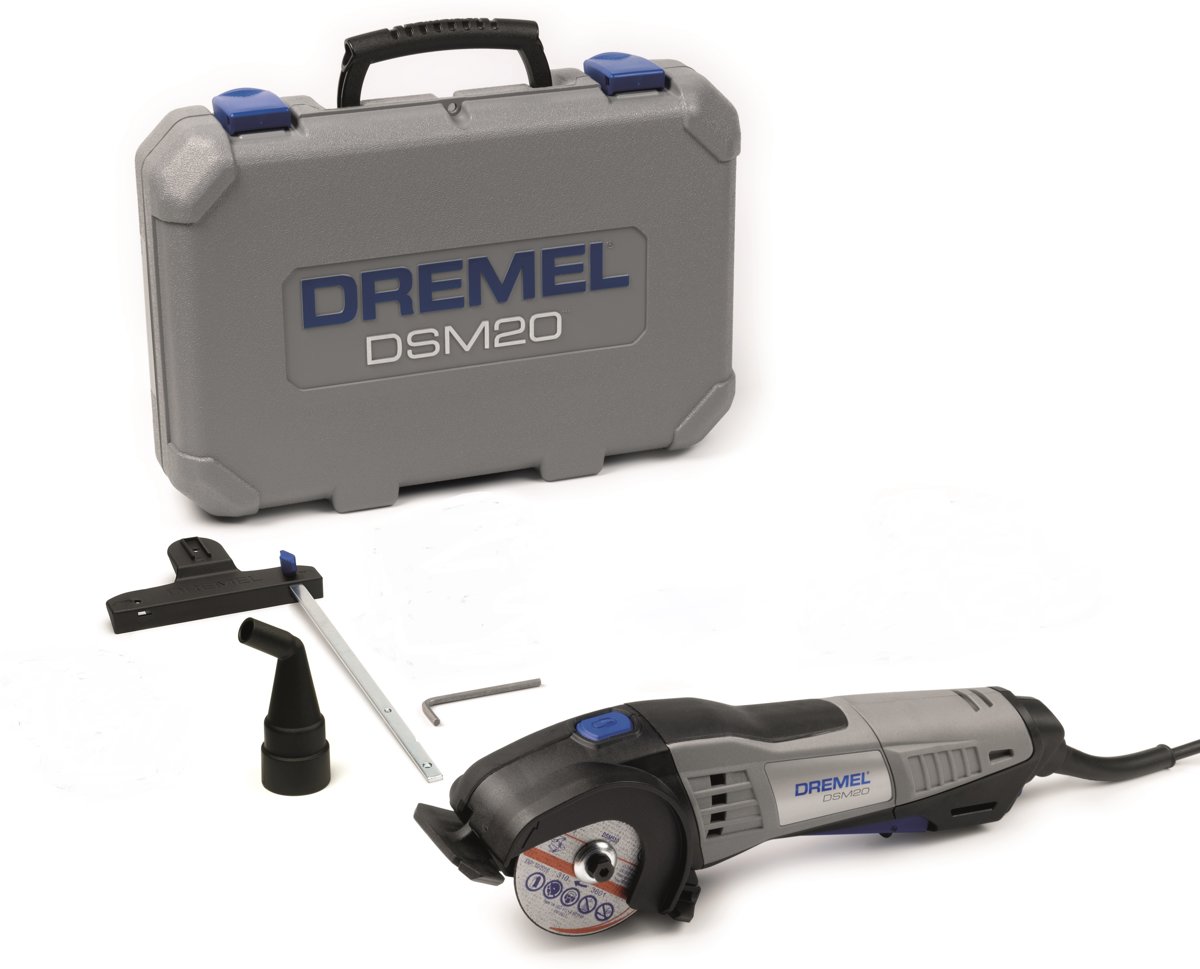 Dremel�DSM20 zaagmachine - 710 Watt - Inclusief 3 accessoires - Met koffer