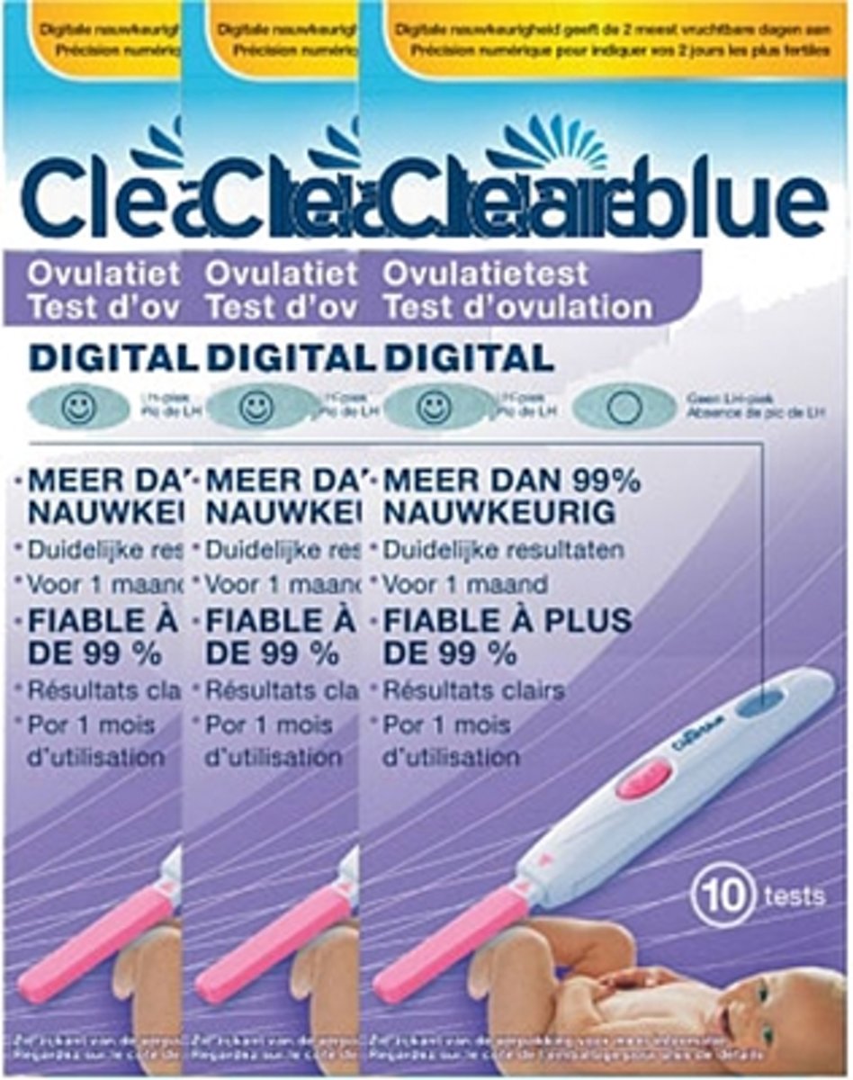 Foto van Clearblue Digitale Ovulatietest Voordeelverpakking